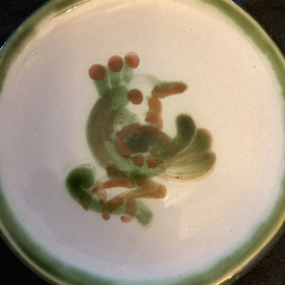 Vintage, RARE M. A . Hadley hand painted small side plate - Picture 7 of 7